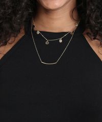 Kit-de-2-Colares-Femininos-com-Pingentes-Dourado-9160657-Dourado_2