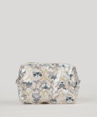 Necessaire-Feminina-Estampada-de-Bichos-Cinza-9229316-Cinza_1