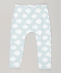 Calca-Infantil-Ovelha-Estampada-de-Nuvens-em-Algodao---Sustentavel-Azul-Claro-8941196-Azul_Claro_2