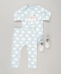 Calca-Infantil-Ovelha-Estampada-de-Nuvens-em-Algodao---Sustentavel-Azul-Claro-8941196-Azul_Claro_3