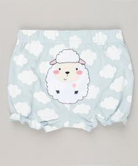 Short-Infantil-Ovelha-Estampado-de-Nuvens-em-Algodao---Sustentavel-Azul-Claro-8941238-Azul_Claro_1