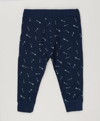 Calca-Infantil-em-Moletom-Estampada-de-Flechas-Azul-Marinho-8616673-Azul_Marinho_2