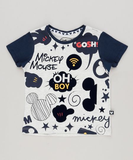 Camiseta-Infantil-Mickey-Manga-Curta-Gola-Careca-Cinza-Mescla-Claro-8697938-Cinza_Mescla_Claro_1 Camiseta-Infantil-Mickey-Manga-Curta-Gola-Careca-Cinza-Mescla-Claro-8697938-Cinza_Mescla_Claro_1