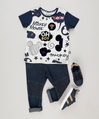 Camiseta-Infantil-Mickey-Manga-Curta-Gola-Careca-Cinza-Mescla-Claro-8697938-Cinza_Mescla_Claro_3