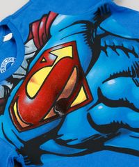 Camiseta-Infantil-Super-Homem-Manga-Curta-Gola-Careca-em-Algodao---Sustentavel-Azul-Royal-8698280-Azul_Royal_4