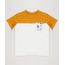 Camiseta-Infantil-com-Recorte-e-Bolso-Manga-Curta-Gola-Careca-Cinza-Mescla-Claro-9227503-Cinza_Mescla_Claro_1