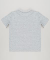 Camiseta-Infantil-com-Recorte-e-Bolso-Manga-Curta-Gola-Careca-Cinza-Mescla-Claro-9227471-Cinza_Mescla_Claro_2
