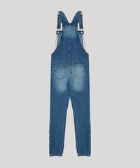 Macacao-Jeans-Infantil-com-Puidos-Azul-Medio-9217174-Azul_Medio_2