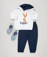Conjunto-Infantil-de-Blusao-Tigrao-com-Capuz-Cinza-Mescla-Claro---Calca-em-Moletom-Azul-Marinho-8949659-Azul_Marinho_3