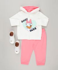 Conjunto-Infantil-de-Blusao-Margarida-com-Capuz-Off-White---Calca-em-Moletom-de-Algodao---Sustentavel-Rosa-9083895-Rosa_3