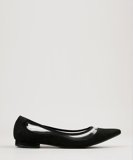 Sapatilha-Feminina-Bico-Fino-Vizzano-com-Recorte-Transparente-em-Suede-Preta-9225431-Preto_1 Sapatilha-Feminina-Bico-Fino-Vizzano-com-Recorte-Transparente-em-Suede-Preta-9225431-Preto_1