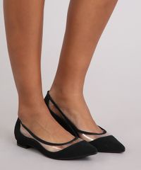 Sapatilha-Feminina-Bico-Fino-Vizzano-com-Recorte-Transparente-em-Suede-Preta-9225431-Preto_2