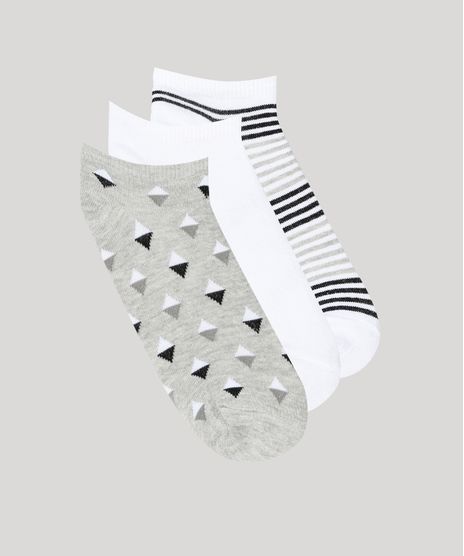 Kit-de-3-Meias-Femininas-Cano-Baixo-Estampadas--Multicor-9217616-Multicor_1