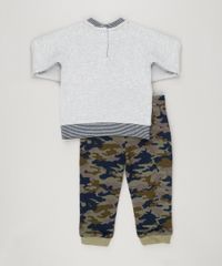 Conjunto-Infantil-de-Blusao-Mickey-com-Bordado-Cinza-Mescla---Calca-Estampada-Camuflada-em-Moletom-Verde-Militar-8950644-Verde_Militar_2