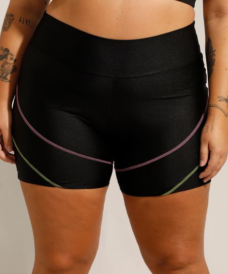 Bermuda-Plus-Size-Ciclista-Esportiva-Ace-com-Pespontos-Preta-9990473-Preto_1