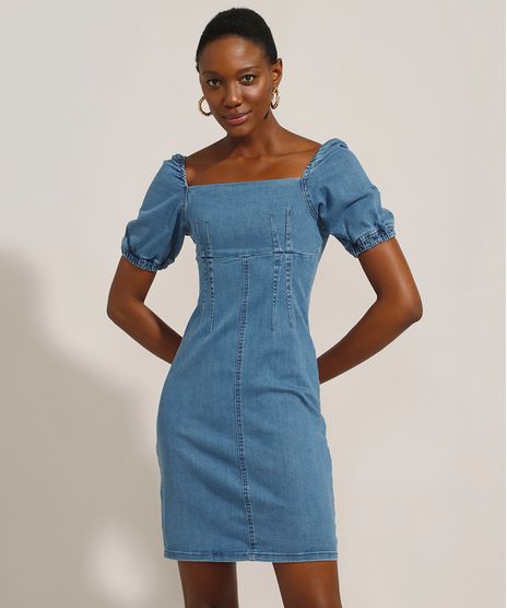 Vestido-Tal-Mae-Tal-Filha-Jeans-Curto-Manga-Bufante-Decote-Reto-Azul-Escuro-9991175-Azul_Escuro_1
