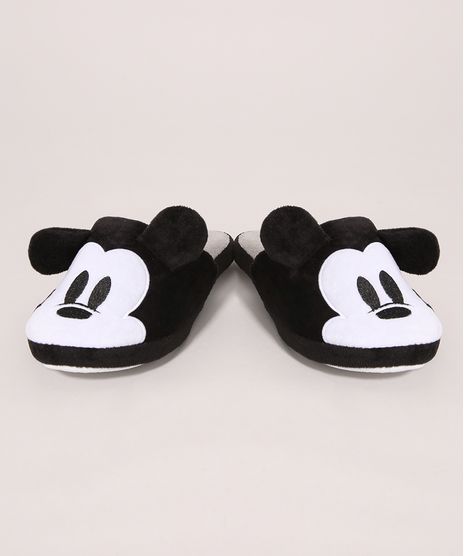 Pantufa-Infantil-Aberta-Mickey-com-Orelhinhas-e-Antiderrapante-Preta-9974681-Preto_1