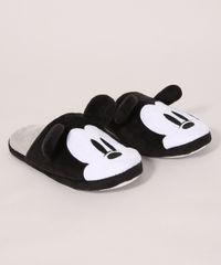 Pantufa-Infantil-Aberta-Mickey-com-Orelhinhas-e-Antiderrapante-Preta-9974681-Preto_5