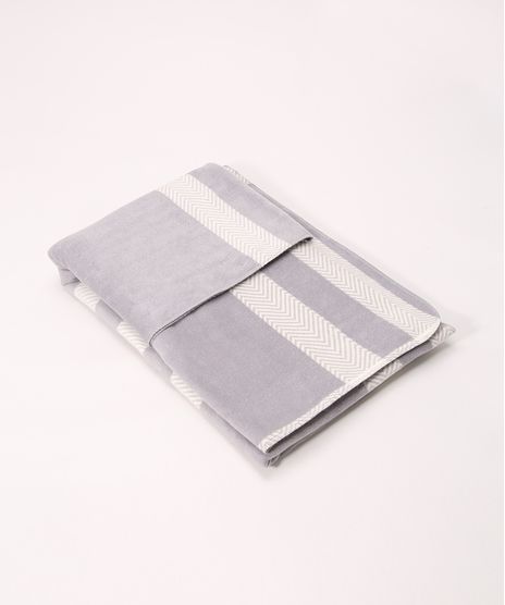 Poncho-de-Fleece-Dupla-Face-Estampado-Xadrez-Cinza-Mescla-9834500-Cinza_Mescla_1