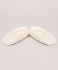 Pantufa-Infantil-de-Pelucia-com-Antiderrapante-Off-White-9974687-Off_White_1