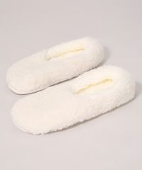 Pantufa-Infantil-de-Pelucia-com-Antiderrapante-Off-White-9974687-Off_White_3