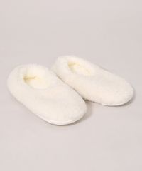 Pantufa-Infantil-de-Pelucia-com-Antiderrapante-Off-White-9974687-Off_White_5
