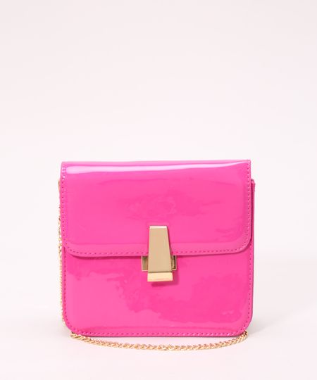 Bolsa-Transversal-em-Verniz-Pequena-com-Corrente-Rosa-9979542-Rosa_1