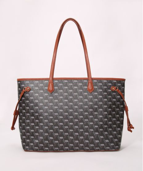Bolsa-Shopper-Grande-Estampada-Geometrica-Preta-9979553-Preto_1