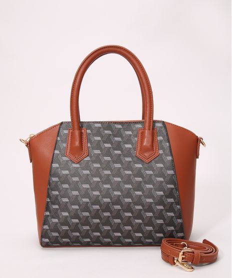 Bolsa-Bau-Media-Estampada-Geometrica-com-Recortes-Preta-9979555-Preto_1