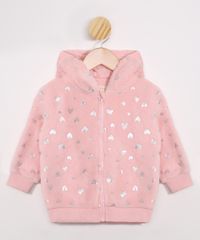 Blusao-Infantil-de-Fleece-Estampado-de-Coracoes-com-Capuz-Rosa-Claro-9972434-Rosa_Claro_1