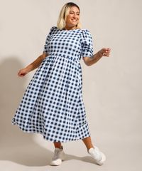 Vestido-Estampado-Xadrez-Vichy-Plus-Size-Midi-Manga-Bufante-Mindset-Azul-Escuro-9987229-Azul_Escuro_3