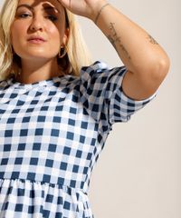 Vestido-Estampado-Xadrez-Vichy-Plus-Size-Midi-Manga-Bufante-Mindset-Azul-Escuro-9987229-Azul_Escuro_4
