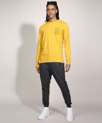 Calca-Relaxed-de-Moletom-com-Ziper-no-Bolso-Cinza-Mescla-Escuro-9986216-Cinza_Mescla_Escuro_6