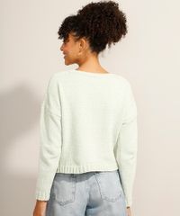Sueter-de-Trico-Chenille-Decote-Redondo-Verde-Claro-9971092-Verde_Claro_2