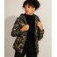 Jaqueta-Puffer-de-Nylon-Camuflada-com-Bolsos-de-Ziper-e-Capuz-Verde-Militar-9806734-Verde_Militar_1