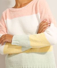 Sueter-de-Trico-Chenille-Listrado-Decote-Redondo-Multicor-9971091-Multicor_4