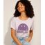 Camiseta-Smiley-com-Fenda-Manga-Curta-Decote-Redondo-Lilas-9983751-Lilas_1