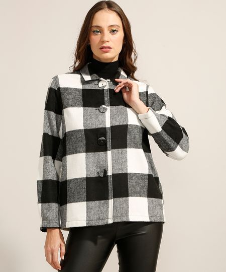 Casaco-de-La-Estampado-Xadrez-com-Botoes-Off-White-9971023-Off_White_1