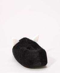 Pantufa-Feminina-Gatinho-com-Bordado-Antiderrapante-Preta-9984448-Preto_4