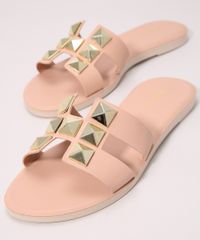 Rasteirinha-Feminina-com-Tachas-Bico-Redondo-Oneself-Rose-9992857-Rose_3