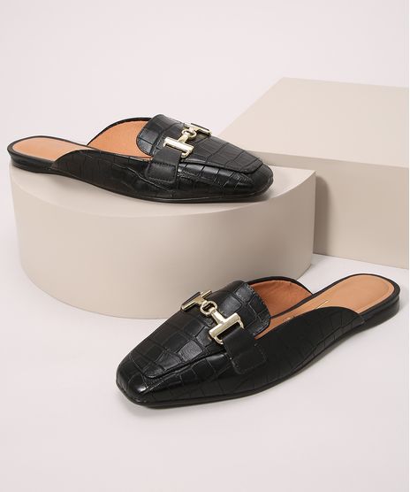 Mule-Feminino-Croco-com-Fivela-Vizzano-Preto-9989478-Preto_1
