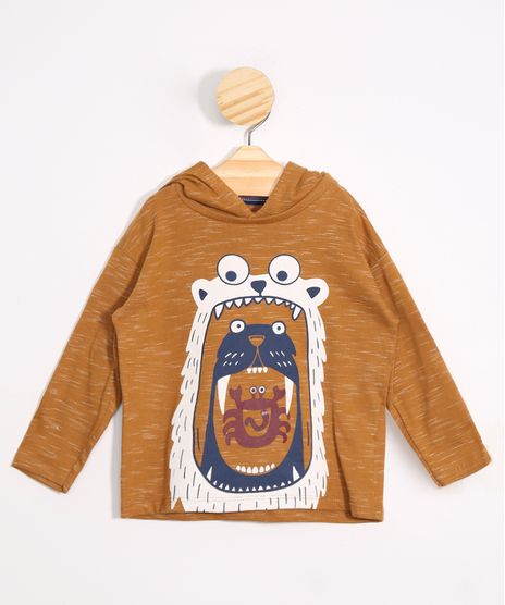 Camiseta-Infantil-Bichos-Estampa-Interativa-com-Capuz-Manga-Longa-Caramelo-9978195-Caramelo_1