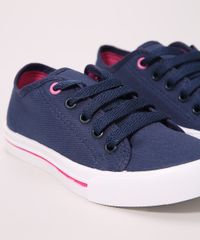 Tenis-Infantil-de-Lona-com-Cadarco-Azul-Marinho-9991867-Azul_Marinho_3