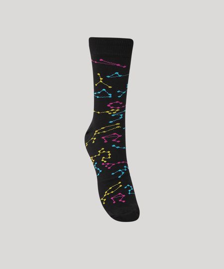 Meia-Masculina-Cano-Alto-Estampada-Constelacao-Preta-9980728-Preto_1