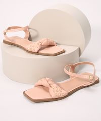 Rasteirinha-Feminina-com-No-e-Tachas-Bico-Quadrado-Oneself-Rose-9992853-Rose_1