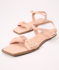 Rasteirinha-Feminina-com-No-e-Tachas-Bico-Quadrado-Oneself-Rose-9992853-Rose_3
