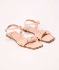 Rasteirinha-Feminina-com-No-e-Tachas-Bico-Quadrado-Oneself-Rose-9992853-Rose_5