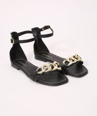Rasteirinha-Feminina-com-Corrente-Bico-Quadrado-Oneself-Preta-9992854-Preto_5