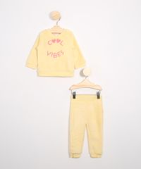 Conjunto-Infantil-de-Fleece-Blusao--Cool-Vibes----Calca-Jogger-Amarelo-9970959-Amarelo_1