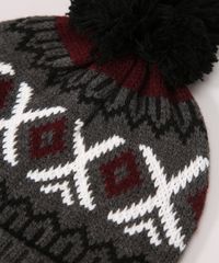Gorro-de-Trico-Jacquard-com-Pompom-Cinza-Mescla-Escuro-9971788-Cinza_Mescla_Escuro_3
